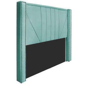 Cabeceira Solteiro Minsk P02 90cm Cama Box Azul Tiffany