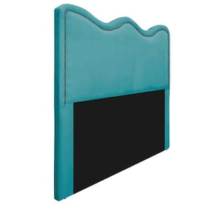 Cabeceira King Bari P02 195cm P/Cama Box Azul Turquesa