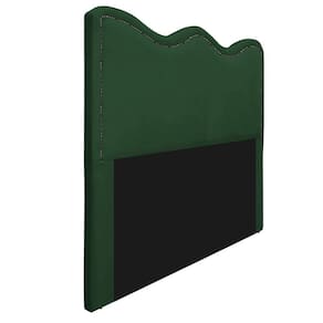 Cabeceira Solteiro Bari P02 90 cm Para Cama Box Suede Verde