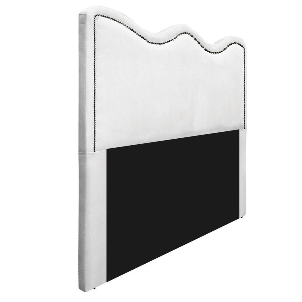 Cabeceira King Bari P02 195 cm Para Cama Box Branco