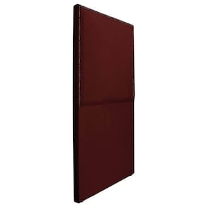 Cabeceira Solteiro Bali P02 90 cm Para Cama Box Suede Bordô