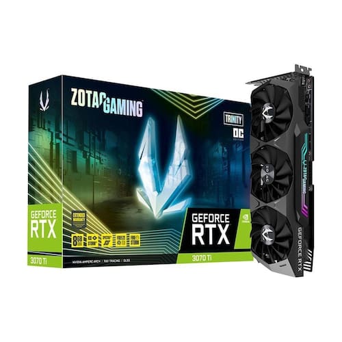 imagem-Placa De Vídeo Zotac Geforce Rtx 3070 Ti Trinity Oc 8Gb