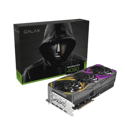 Placa de Vídeo RTX 4080 SG 1-Click OC GALAX GeForce 16 GB GDDR6X ARGB DLSS Ray Tracing - 48NZM6MD6LSG