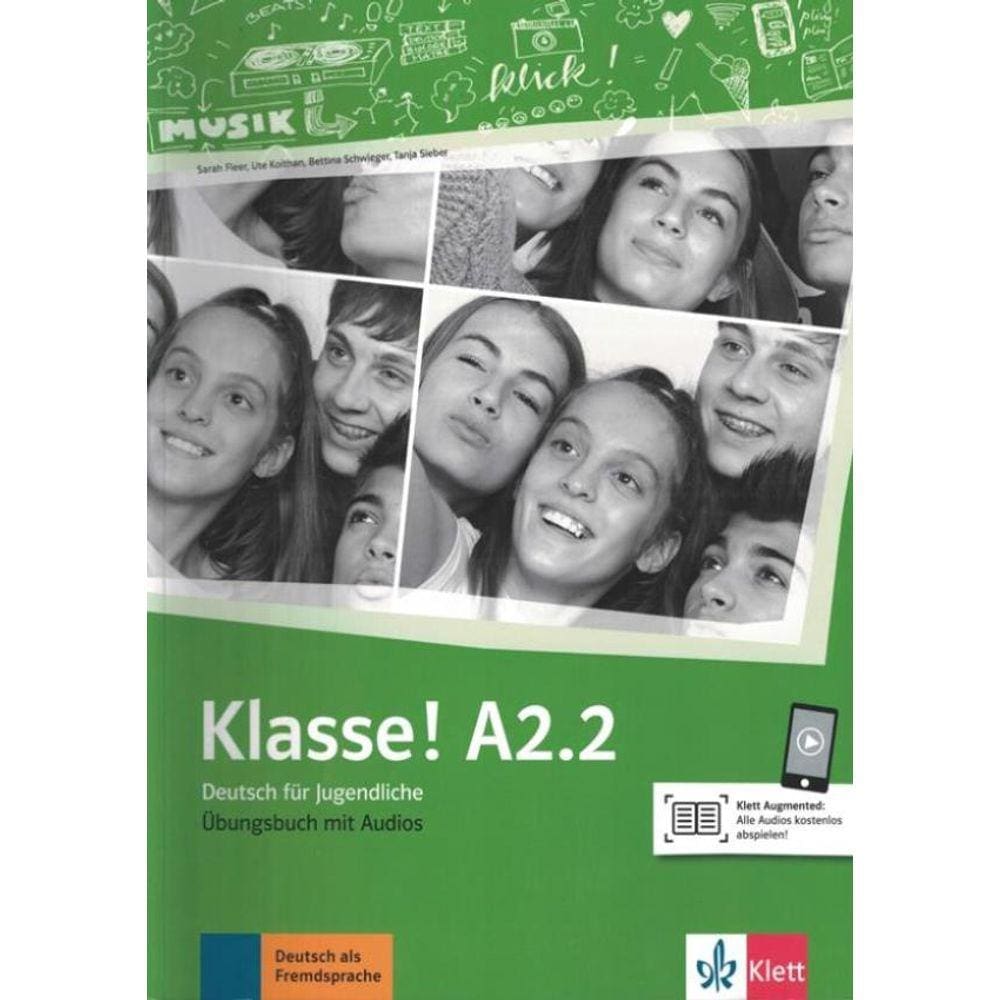 Klasse! A2.2 Ubungsbuch Mit Audios