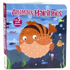 Leia, Encaixe E Brinque - Animais Marinhos