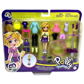 Conjunto Boneca E Acessórios - Polly Pocket - Armário Fashion