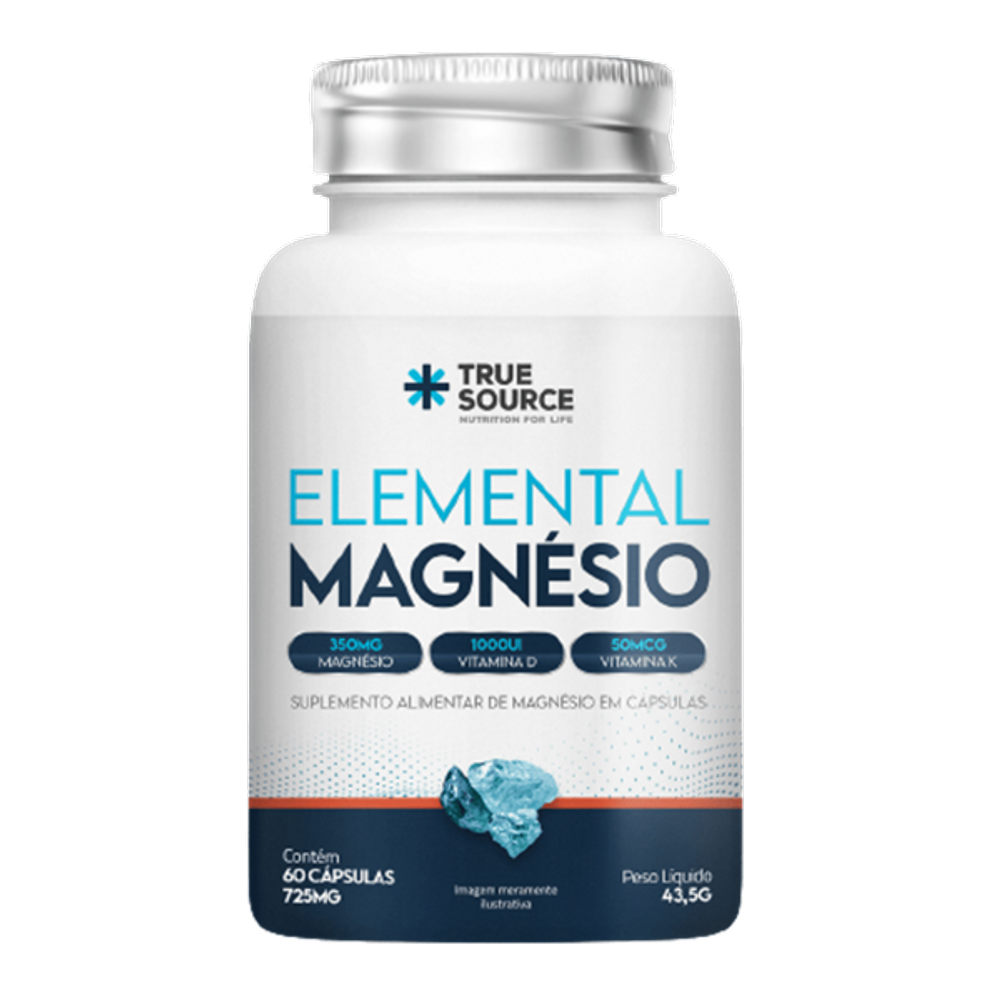 Elemental Magnesio True Source 60 Capsulas