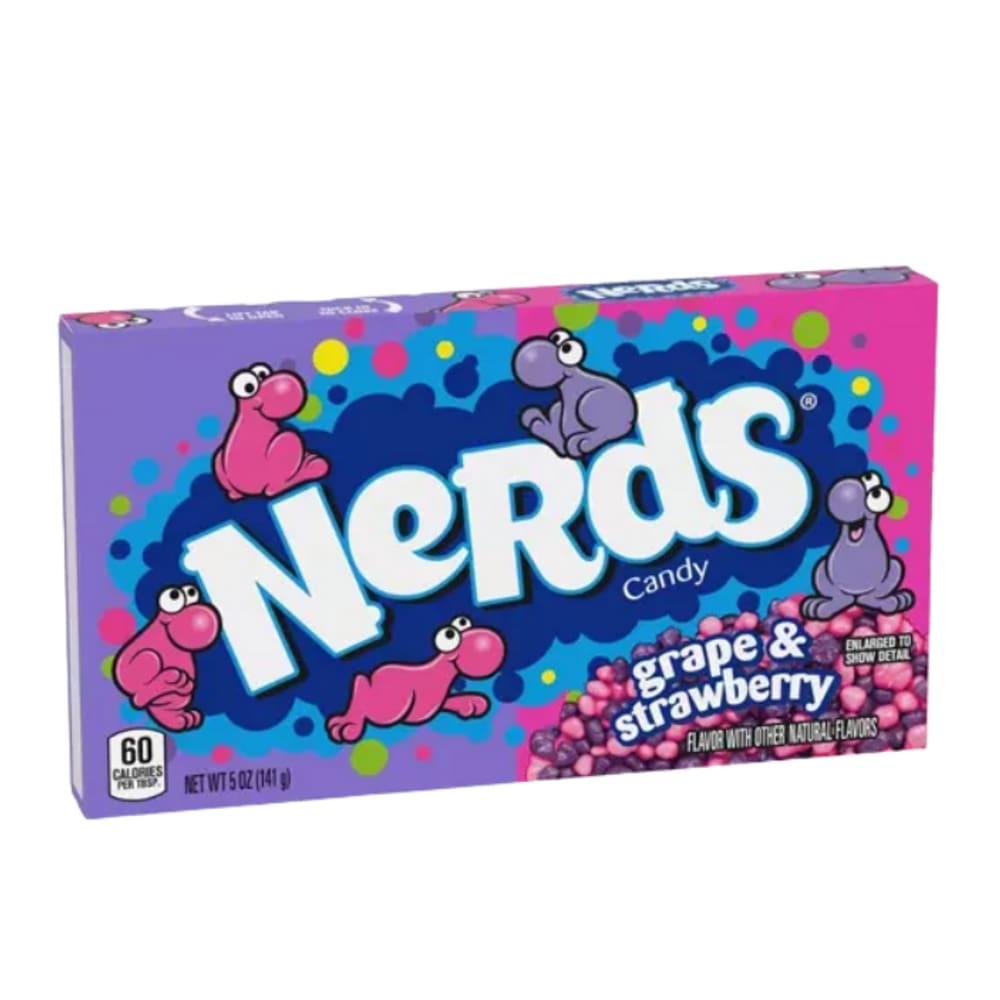 Bala Nerds Grape & Strawberry 142g - Nestlé
