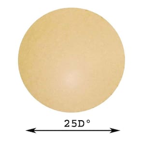 Disco mdf liso 25Dº 3mm