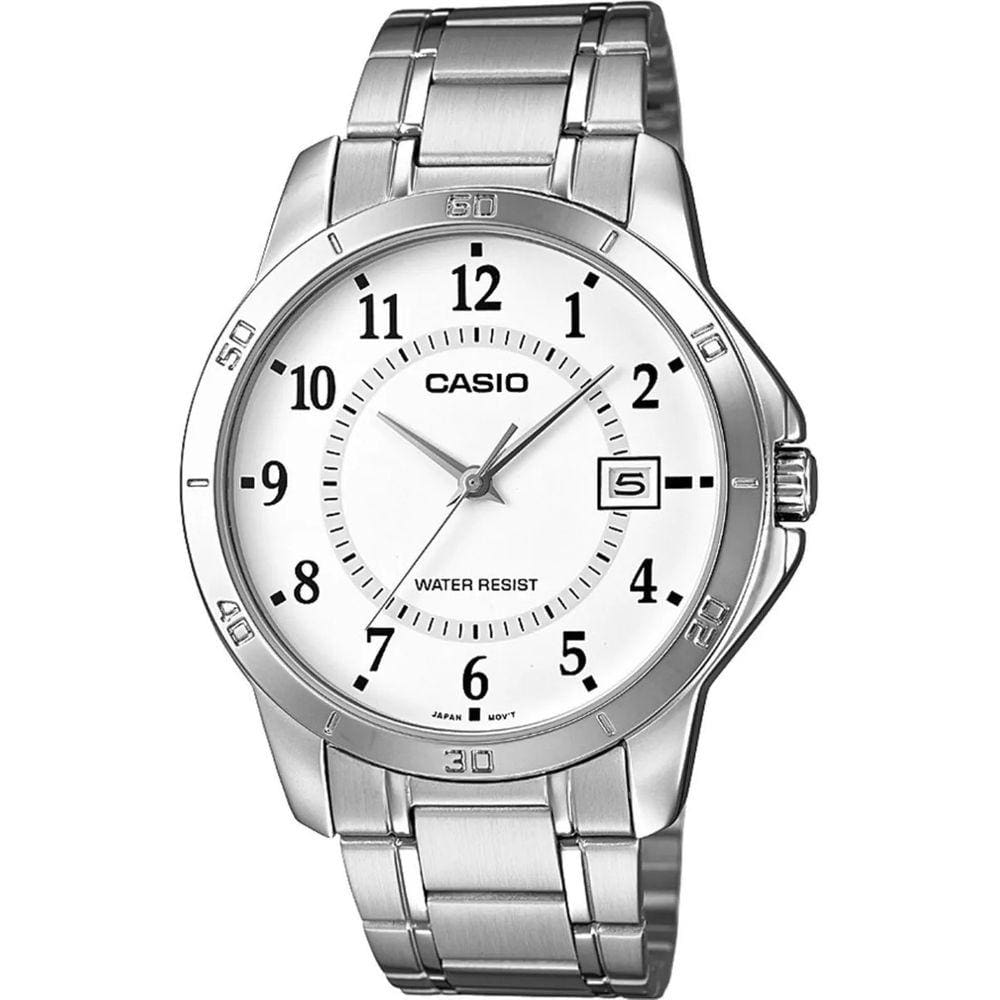 Relógio Casio Masculino Prateado Mtp-V004d-7Budf