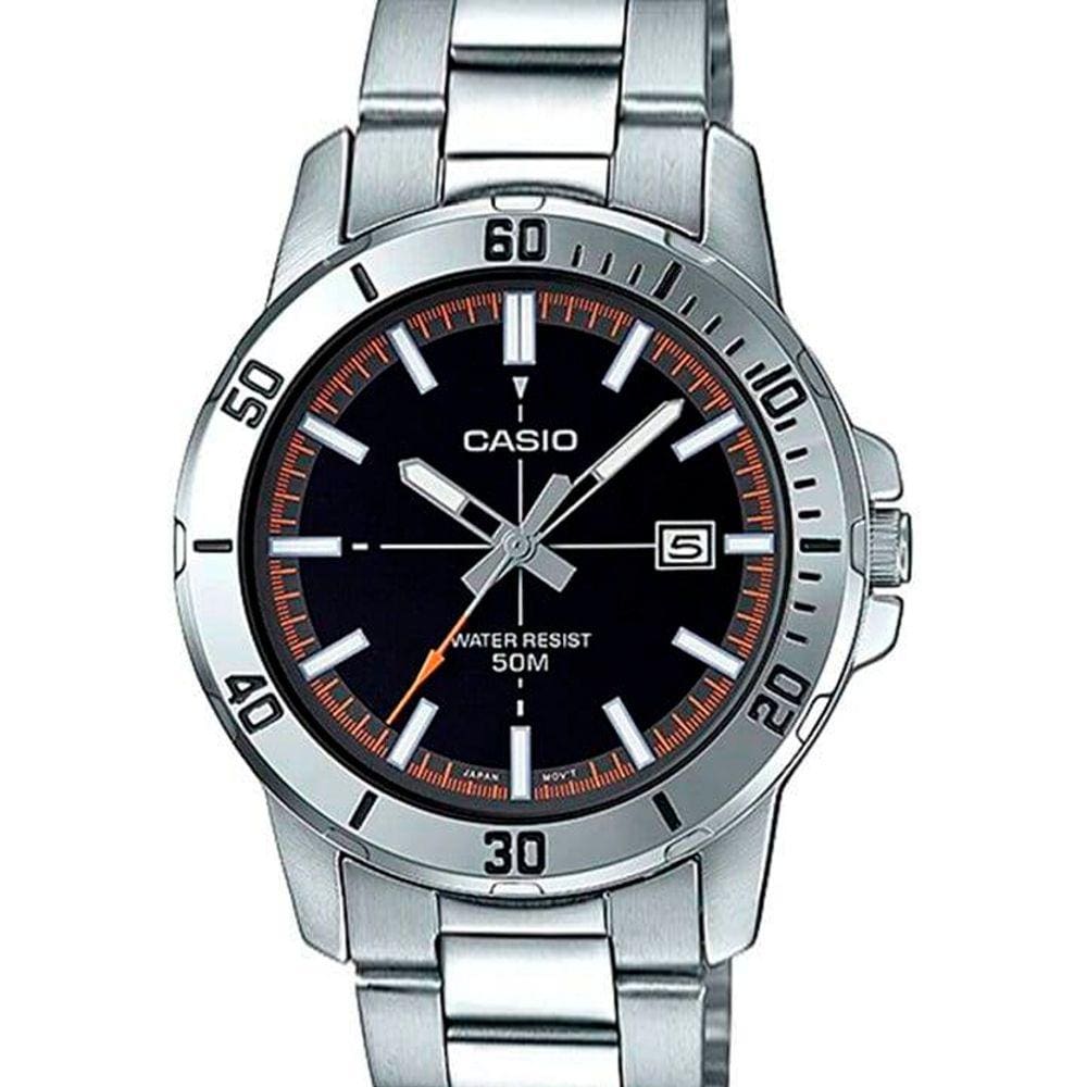 Relógio Casio Masculino Prata Mtp-Vd01d-1E2vudf