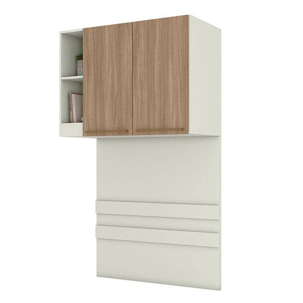 Armário Ponte Solteiro 2 Portas New Predileto Areia Jequitibá - Henn