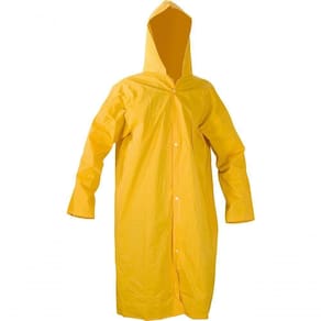 Capa De Chuva Pvc Com Forro Gg Amarela Ca11125 - Vonder