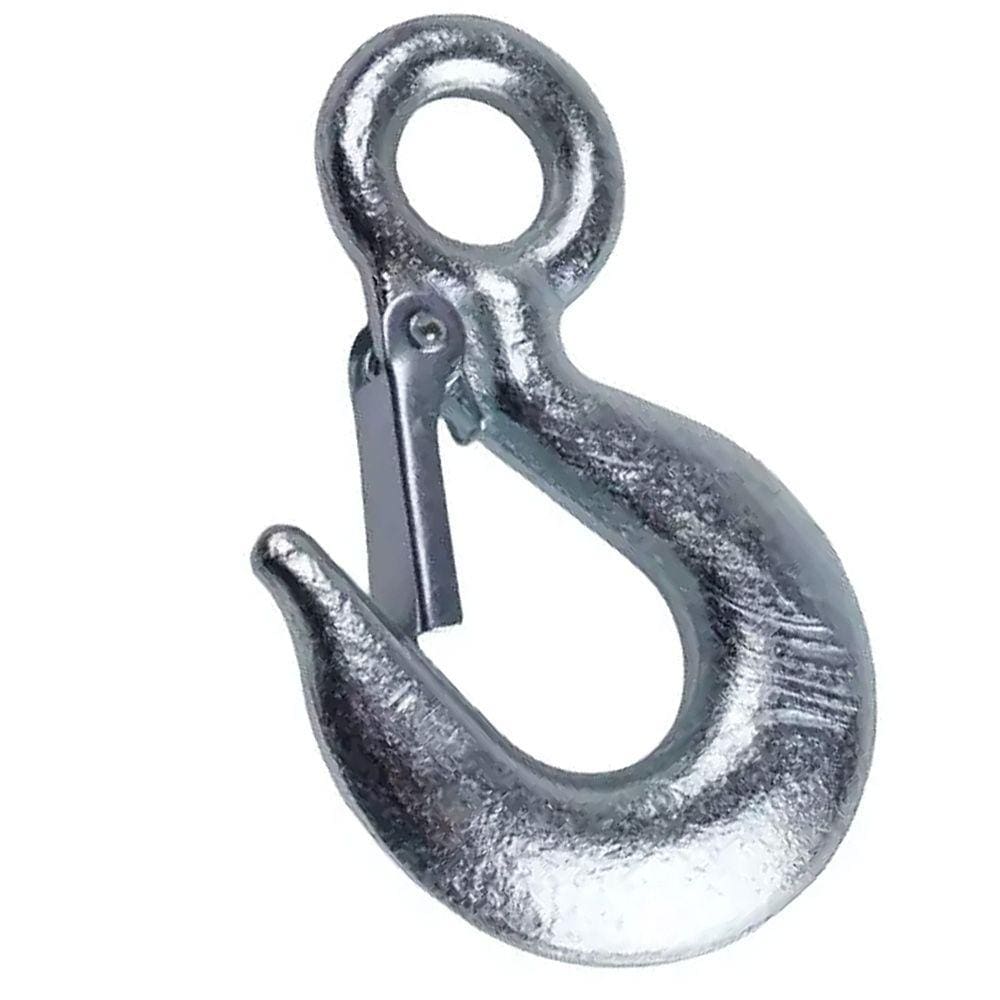 Gancho Olhal Cabo de Aço com Trava Aço Galvanizado Forjado Starfer 5 Toneladas