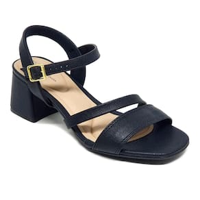 Sandália Feminina Casual Salto Médio Ultra Conforto Em Fivela Modare 7172.101