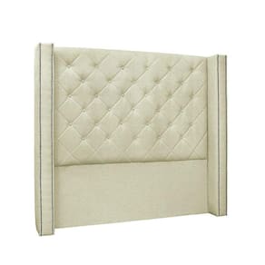 Cabeceira Vicenza Cama Box Casal 140Cm Linho Rustico Natural