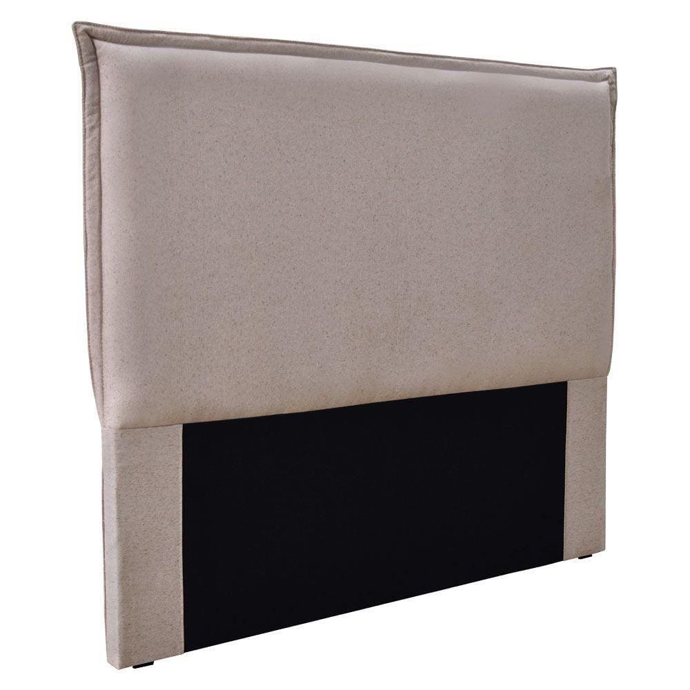 Cabeceira Casal 1,40m Linho Rústico Areia