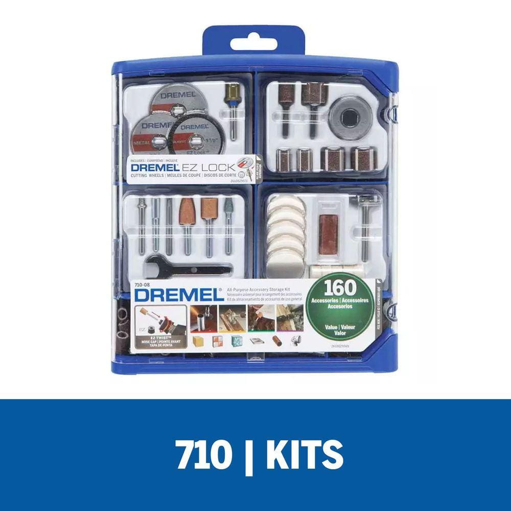 Kit Acessorio P/ Microretifica Uso Geral 160 Pcs Dremel 26150710Ak000