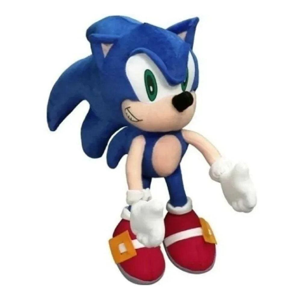 Boneco Sonic Azul Personagem Jogo Videogame Super Size