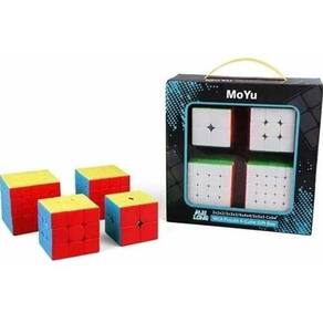 Kit Cubo Mágico Quebra Cabeça Profissional Moyu 2x2 E 3x3