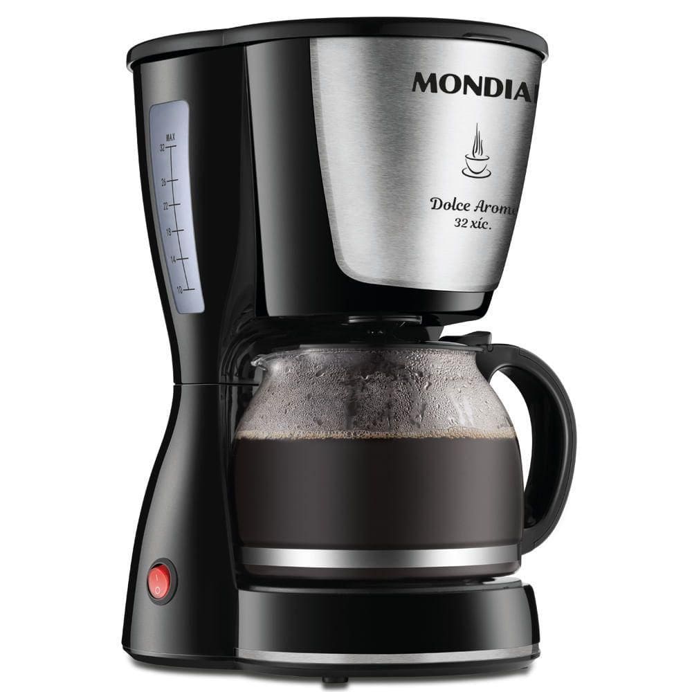 Cafeteira Elétrica Mondial Dolce Arome 32 C-32-32x Cafeteira-220v-preto/inox