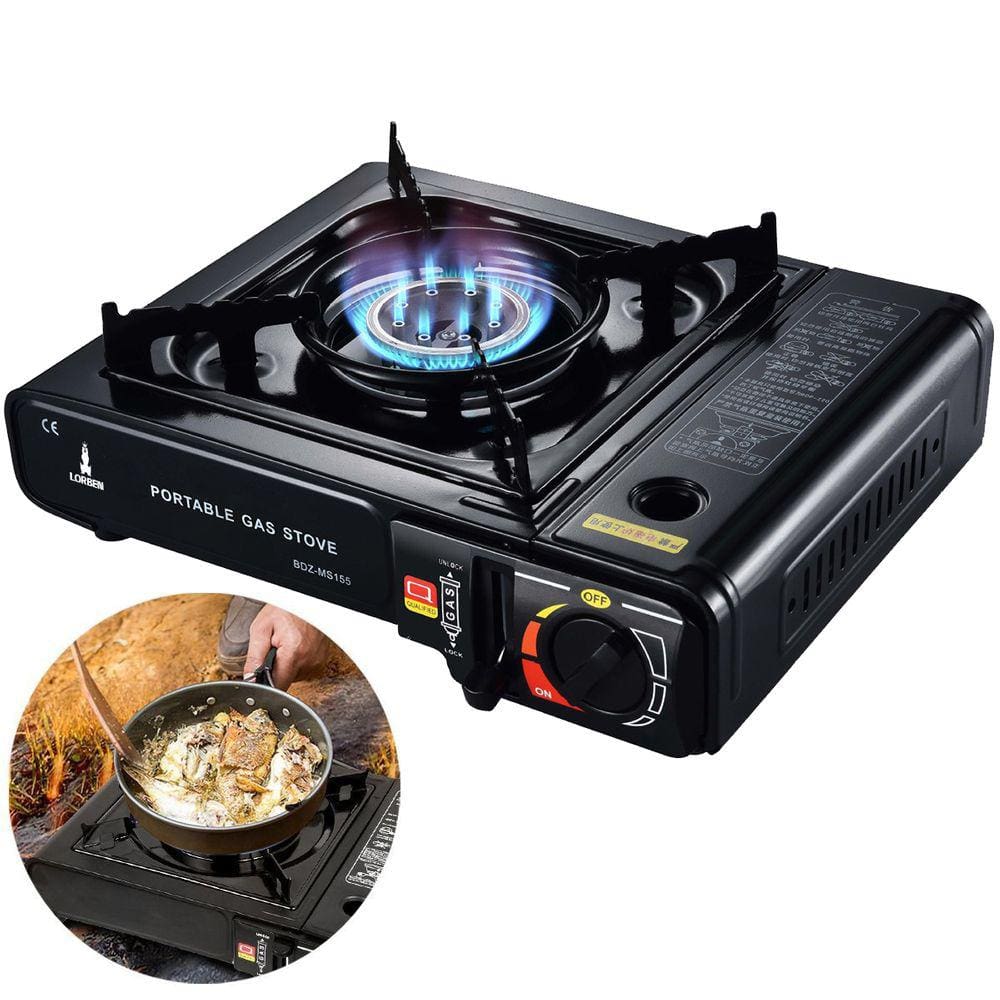 Fogareiro à Gás Portátil Lorben 2900W Fogão Uma Boca Camping e Indoor
