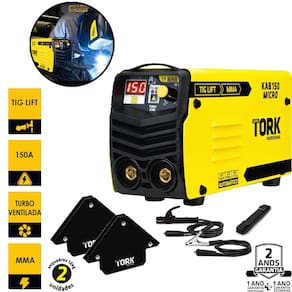 Maq Solda Inver 150A Mma Tig Tork + 2 Esquadros Ie-6150 220V