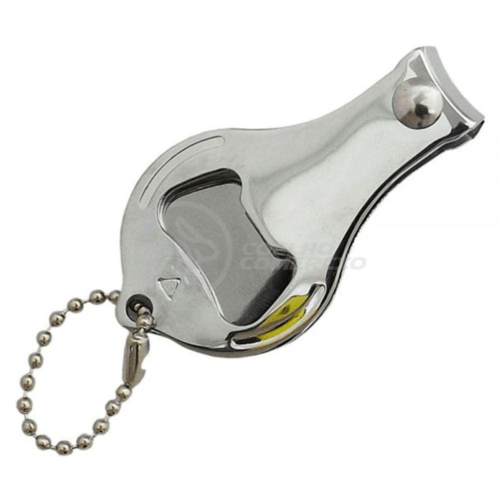 Kit 5 Cortador De Unha Abridor De Garrafa Chaveiro 3 Em 1