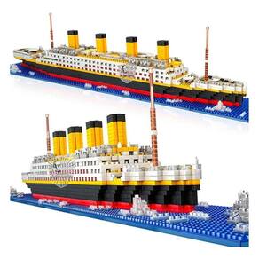 Blocos De Montar Navio Rms Titanic 1860 Peças Cruzeiro Novo