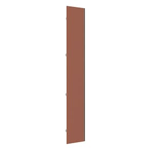 Porta para Roupeiro Closet Canto Individual 40cm Puxador Perfil Champagne Luciane Móveis