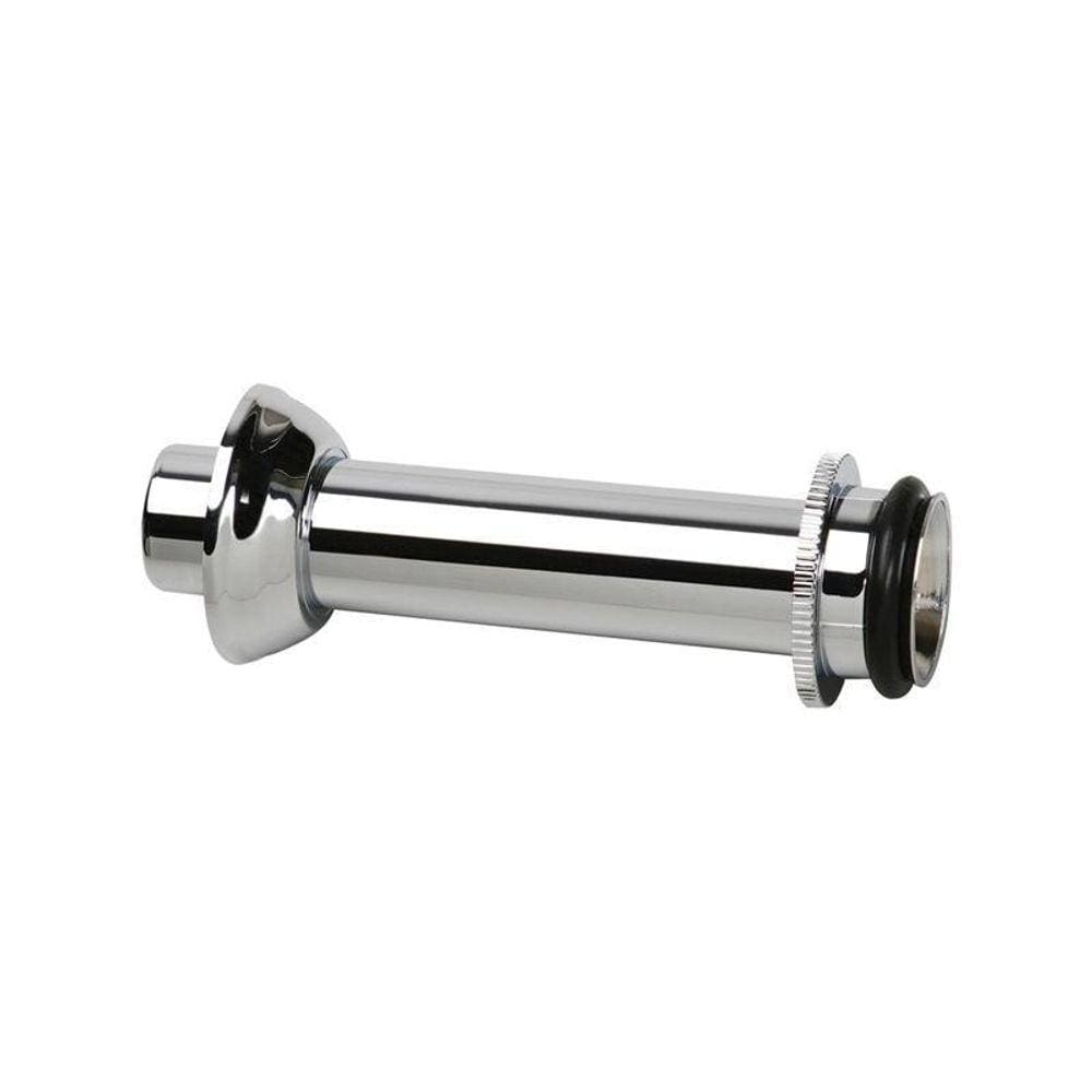 Tubo Ligação Vaso Plástico Cromado Ajustável 20Cm