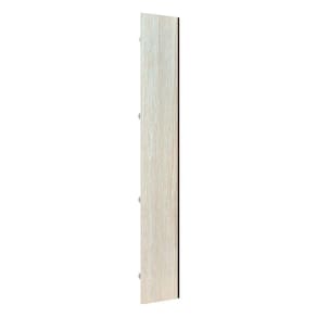 Porta para Roupeiro Closet Canto Individual 40cm Puxador Perfil Champagne Luciane Móveis