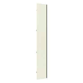Porta para Roupeiro Closet Canto Individual 40cm Puxador Perfil Champagne Luciane Móveis