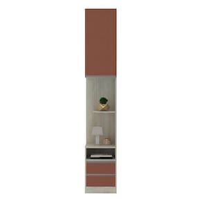 Mesa de Cabeceira Direito 1 Porta 2 Gavetas Prime Plus Luciane