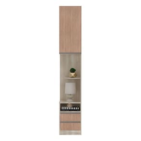 Mesa de Cabeceira Direito 1 Porta 2 Gavetas Prime Plus Luciane