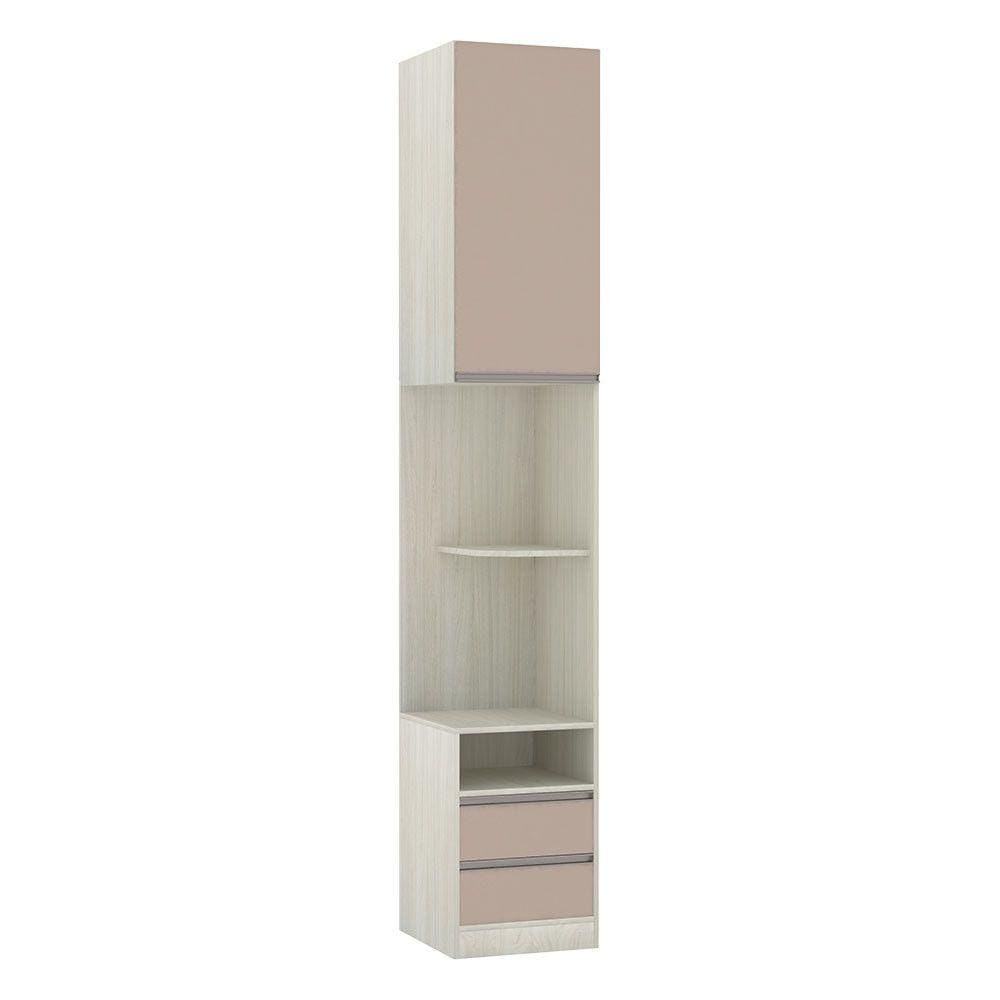 Mesa de Cabeceira Direito 1 Porta 2 Gavetas Prime Plus Luciane