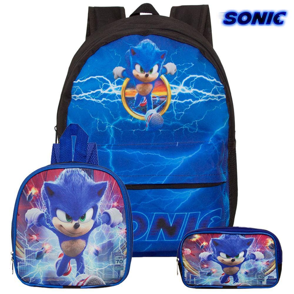 Fantasia infantil menino Sonic carnaval