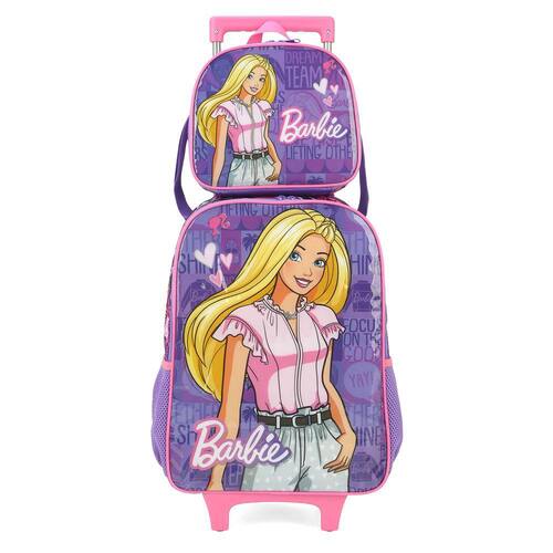 LANCHEIRA TERMICA BARBIE ESCOLA DE PRINCESAS LILÁS REF.61043 SESTINI -  Papelaria Dolly