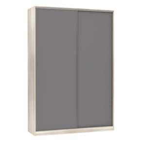 Guarda-Roupa Solteiro Luciane 2 Portas de Correr 3 Gavetas Prime Plus 160 cm