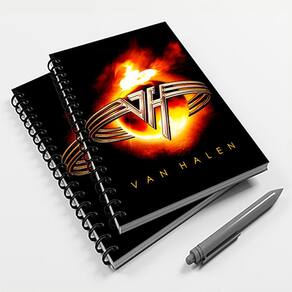 Caderno Universitário 96 fls Rock Van Halen
