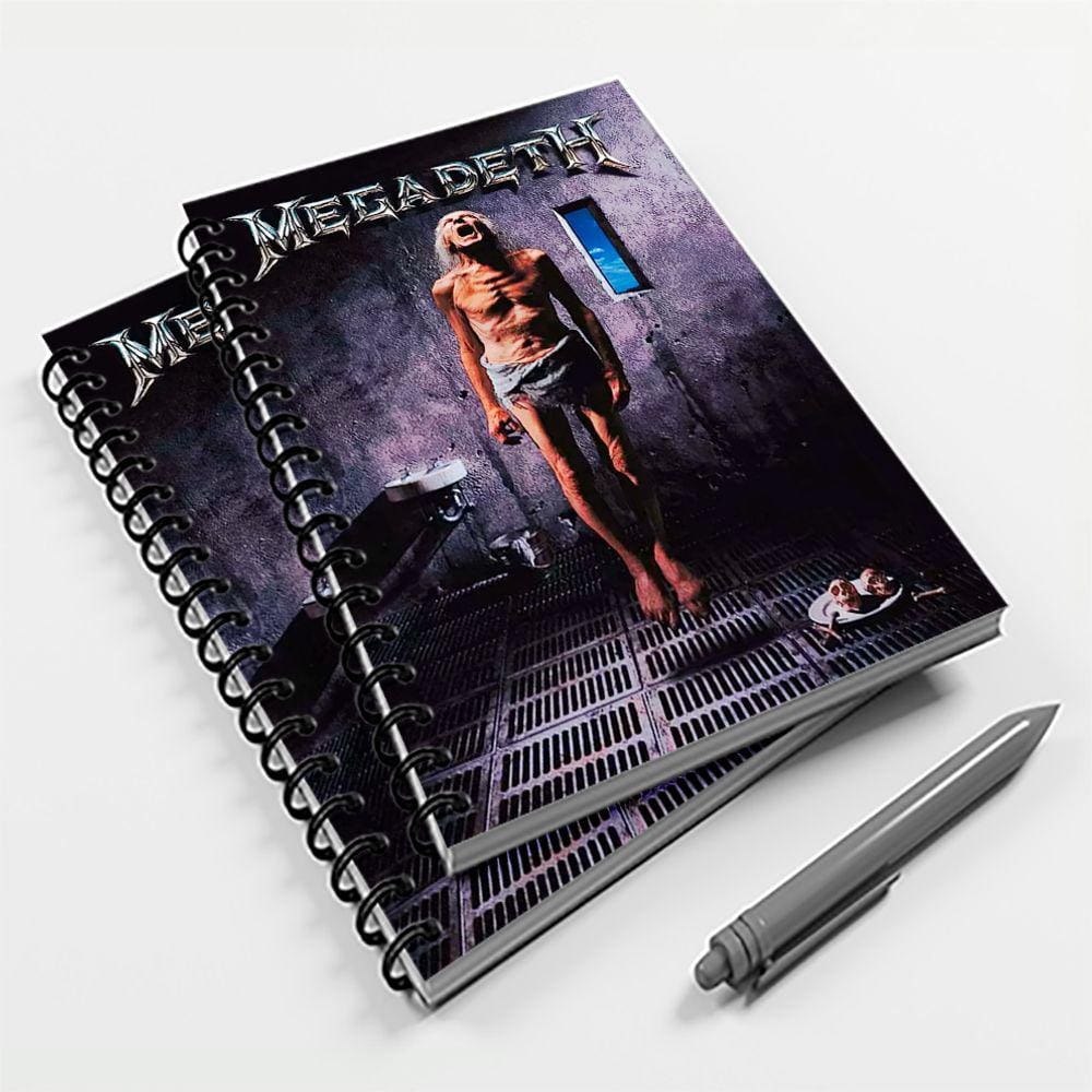 Caderno Universitário 96 fls Rock Megadeth