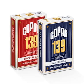 Kit Baralho 139 Tradicional Naipe Grande