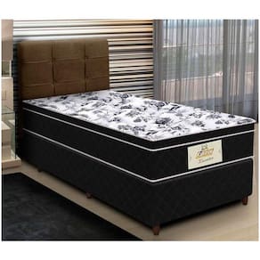 Cabeceira Solteiro London 90cm Velur Js Móveis Chocolate