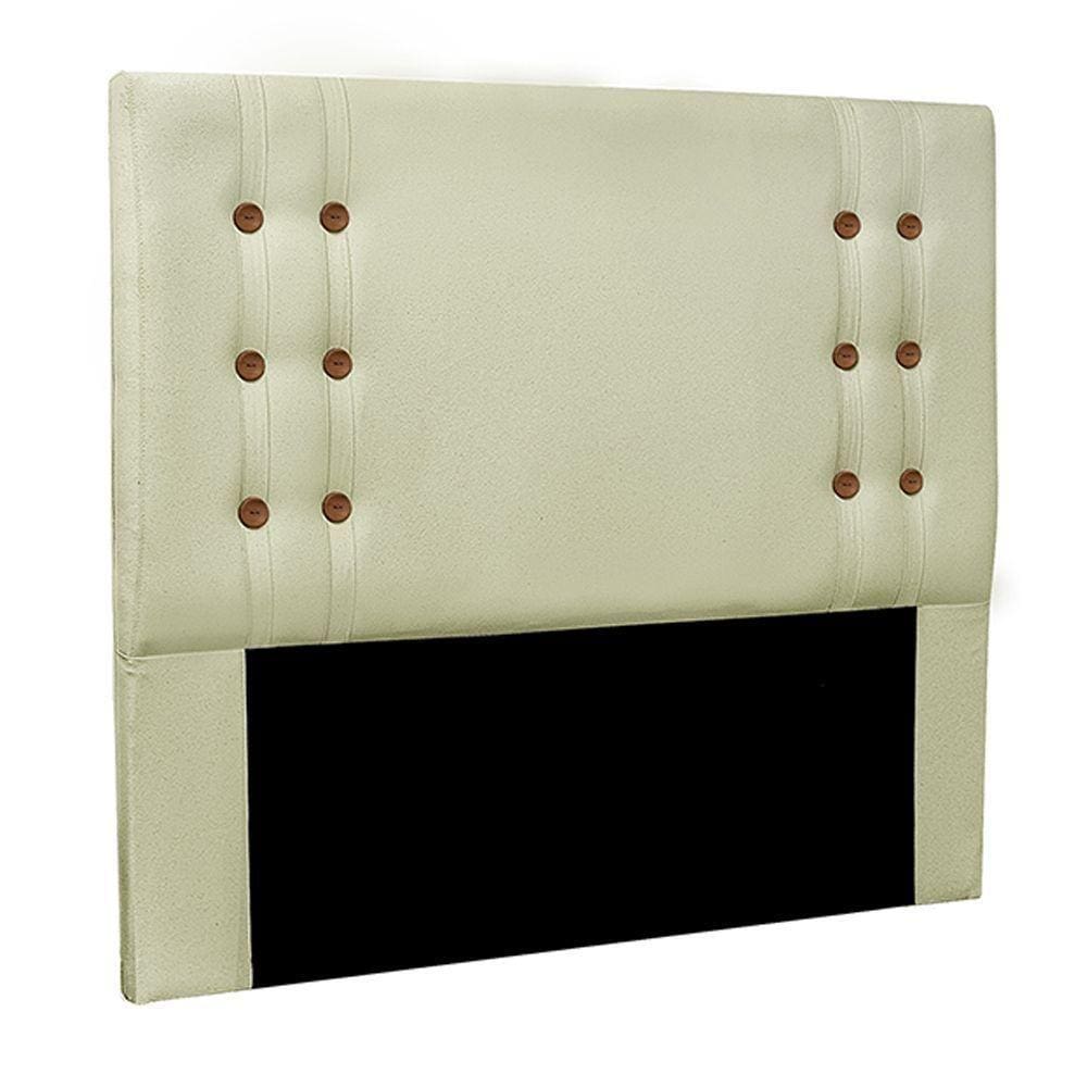 Cabeceira King Size 1,95m Kors Linho Natural - Gran Belo
