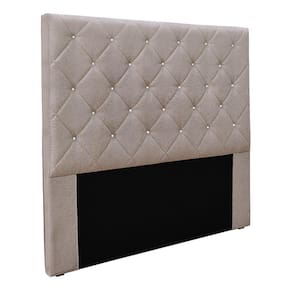 Cabeceira Decorativa Queen Size 1,60m Linho Areia