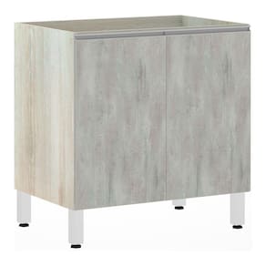 Balcão de Cozinha sem Tampo 80cm 2 Portas Lis Luciane Móveis