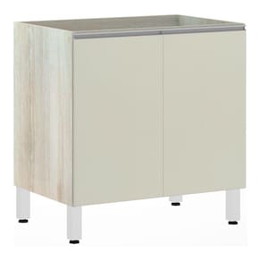Balcão de Cozinha sem Tampo 80cm 2 Portas Lis Luciane Móveis