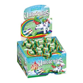 Chiclete Unicórnio Happy Bol Hortelã 140g - Com Figurinhas