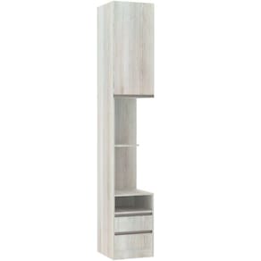 Mesa de Cabeceira Esquerdo 1 Porta 2 Gavetas Prime Plus Luciane