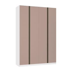 Guarda Roupa 4 Portas 3 Gavetas 159,2 cm Prime Luciane Móveis